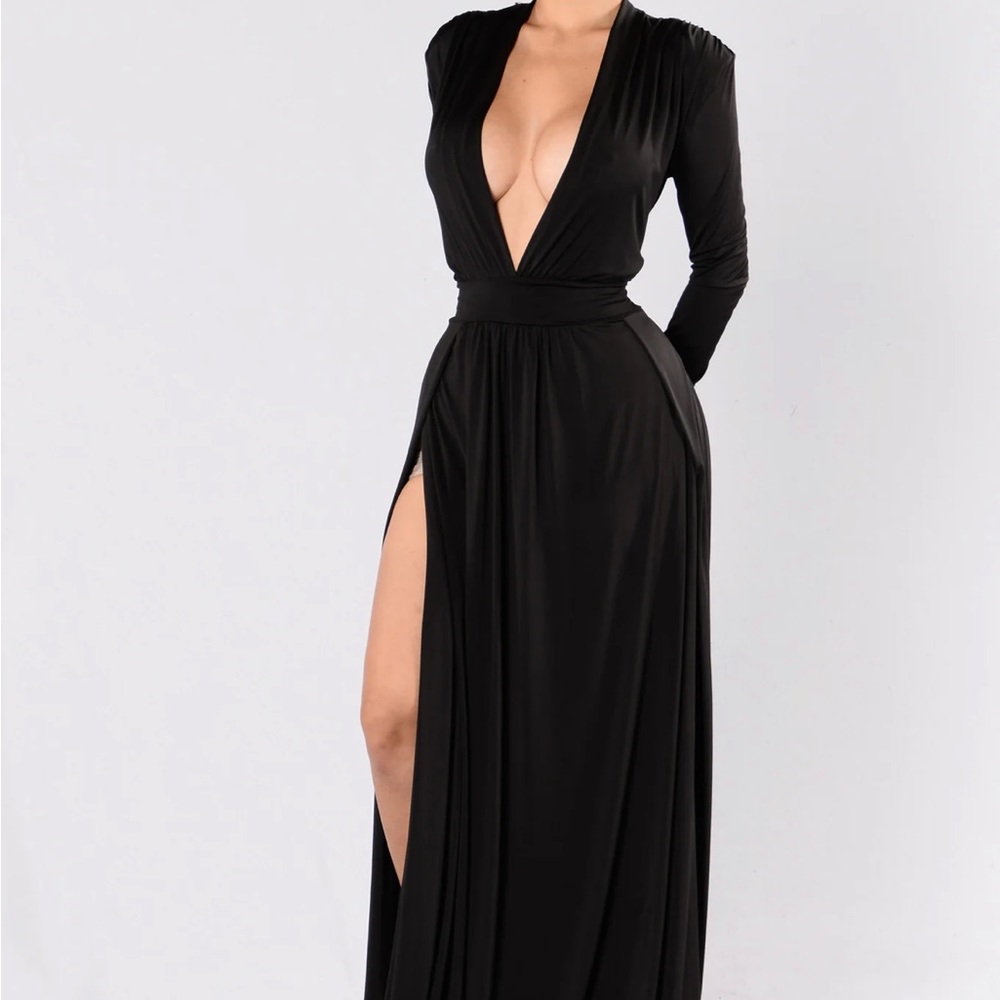 NWT Fashion Nova Spree Dress - Black XL